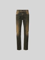 Slim Fit Jeans im Used-Look von Diesel Blau - 37