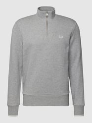 Sweatshirt mit Logo-Stitching von Fred Perry Grau - 10