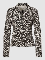 Blazer mit Animal-Print Modell 'BRADO' von Max Mara Studio - 6