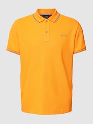 Poloshirt mit Polokragen von Paul & Shark Orange - 31