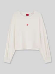 relaxed fit sweatshirt van modalmix model 'HUGO HEART' van HUGO - 31