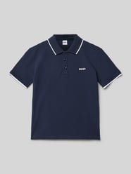 Poloshirt mit Label-Detail von Boss - 9