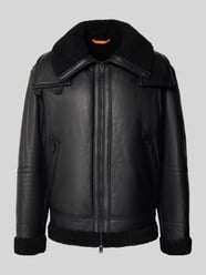 Regular fit leren jack van echt lamsleer, model 'JOGLACI' van BOSS Orange - 9