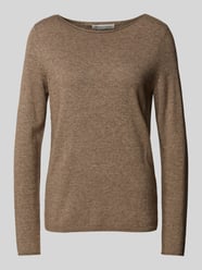 Pullover mit Schurwolle von Marc O'Polo Braun - 45