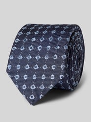 Krawatte mit Label-Detail von BOSS Blau - 24