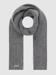 Schal mit Rippenstruktur Modell 'Fern' von Barts Grau - 13