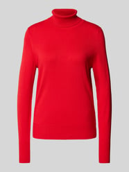 Gebreide pullover met ribboorden van Christian Berg Woman Rood - 33