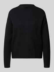 Oversized Strickpullover mit geripptem Stehkragen von Christian Berg Woman - 5