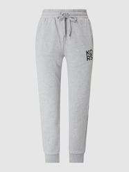 Oversized sweatbroek met biologisch katoen  van MICHAEL Michael Kors Grijs / zwart - 40