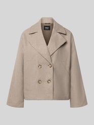 Regular Fit Mantel mit Reverskragen Modell 'NANCY' von ONLY Beige - 26