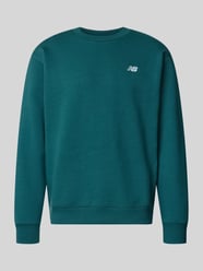 Sweatshirt mit Rundhalsausschnitt und Label-Stitching von New Balance - 10