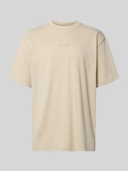 męski t-shirt o kroju regular fit z czystej bawełny model 'TEE 10' od BOSS Green - 6