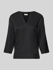 Blusenshirt mit V-Ausschnitt Modell 'HILDA' von FREE/QUENT - 48
