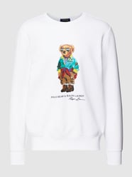 Sweatshirt mit Label-Print von Polo Ralph Lauren Weiß - 31