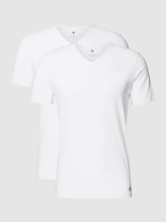 T-Shirt mit Label-Print im 2er-Pack von ADIDAS SPORTSWEAR Weiß - 8