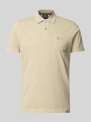 Koszulka polo o kroju regular fit z brustaszą od LERROS - 28