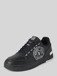 Sneaker mit Label-Print Modell 'FONDO STARLIGHT' von Versace Jeans Couture Schwarz - 12