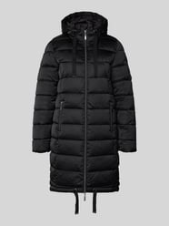 Gewatteerde jas met capuchon van monari - 3