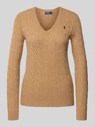 Sweter z dzianiny z domieszką kaszmiru model ‘KIMBERLY’ od Polo Ralph Lauren - 30
