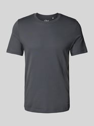 Regular Fit T-Shirt aus reiner Baumwolle mit gummiertem Label Print von s.Oliver RED LABEL - 28