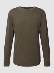 Langarmshirt mit Label-Detail Modell 'Lash' von G-Star Raw Braun - 10
