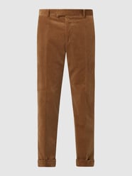 Relaxed Fit Anzughose aus Cord Modell 'Luc' von Strellson Braun - 40
