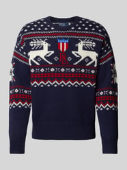 Wollen pullover met labelstitching van Polo Ralph Lauren - 47