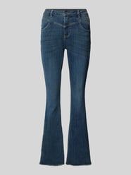 Bootcut Jeans mit Eingrifftaschen Modell 'Florida B' von Buena Vista Blau - 43