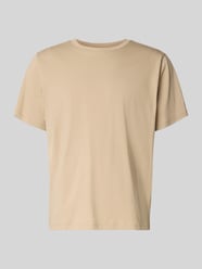 Regular Fit T-Shirt aus reiner Baumwolle Modell 'ASPAN' von Selected Homme Beige - 48