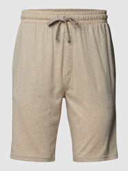 Sweatshorts van een mix van katoen en lyocell van Calvin Klein Underwear Wit - 8