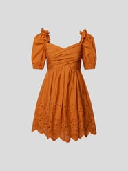 Minikleid mit Häkelspitze von Self-Portrait Orange - 26