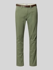 Slim Fit Stoffhose mit abnehmbaren Gürtel Modell 'Marco' von JACK & JONES - 3