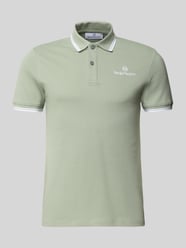 Slim Fit Poloshirt mit Logo-Stitching Modell 'Reed' von Sergio Tacchini - 7