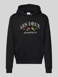 Hoodie mit Logo-Stitching Modell 'Ivy' von Les Deux Schwarz - 42