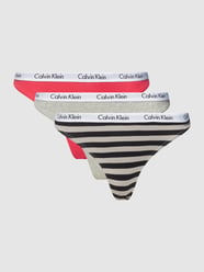 String mit elastischem Logo-Bund im 3er-Pack Modell 'CAROUSEL' von Calvin Klein Underwear - 4