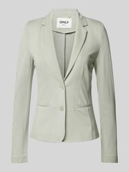 Slim fit blazer met strookzakken, model 'POPTRASH' van Only Groen - 14