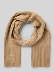 Szal z detalem z logo od Lauren Ralph Lauren - 4