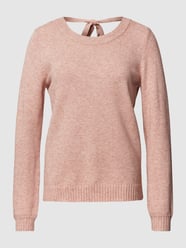 Sweatshirt met V-hals, model 'VIRIL' van Vila Roze - 48