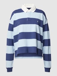 Oversized shirt met lange mouwen en streepmotief van Polo Ralph Lauren Blauw - 24