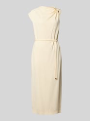 Sukienka casualowa o kroju regular fit z mieszanki wiskozy model 'DANNEA' od BOSS - 7