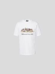 T-Shirt mit Label-Print von Billionaire Boys Club Weiß - 5