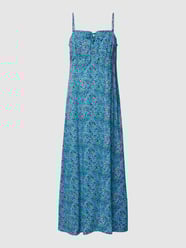 Midikleid mit Allover-Animal-Print Modell 'NOVA' von Only Blau - 25