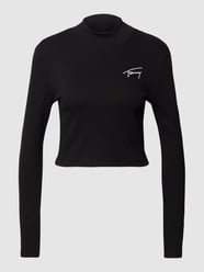 Longsleeve mit Label-Stitching Modell 'BABY' von Tommy Jeans Schwarz - 20