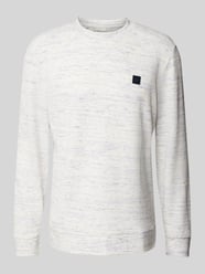 Regular Fit Sweatshirt aus Baumwoll-Mix in Melange von Tom Tailor - 40