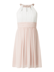 Cocktailkleid aus Chiffon mit Ziersteinen von Jake*s Cocktail Pink - 16