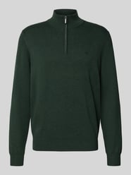 Strickpullover mit Troyer-Kragen von Fynch-Hatton - 18