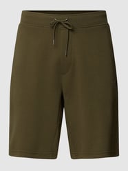 Sweatshorts met labelstitching van Polo Ralph Lauren Groen - 25