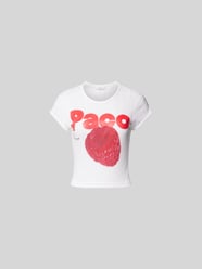 T-Shirt mit Label-Print von Rabanne - 5