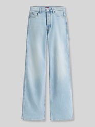 Jeansy Wide & krój loose fit z mieszanka bawełny model 'CLAIRE' od Tommy Jeans - 35