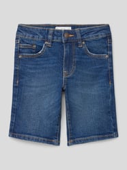 Bermudas in Denim-Optik Modell 'john' von Mango Blau - 6